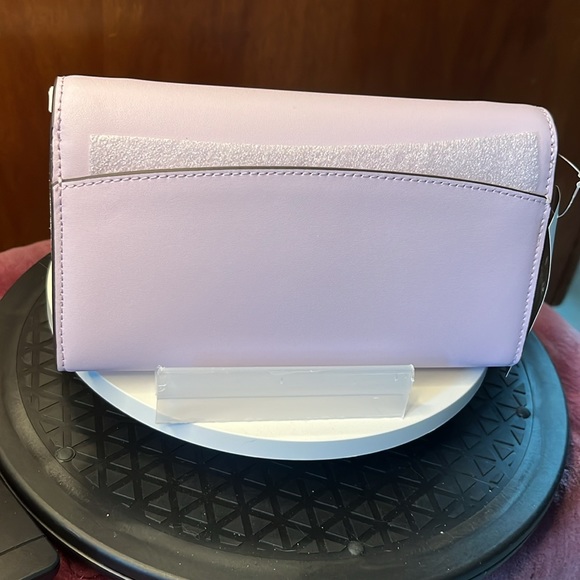 Kate Spade  Gemma wallet on a chain Crossbody bag  smooth leather  Violet  NWT - Picture 6 of 11